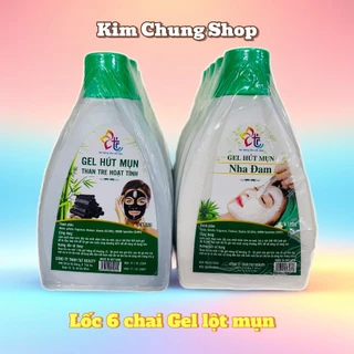 [Bán sỉ] Lốc 6 gel lột mụn Nha đam, Than hoạt tính