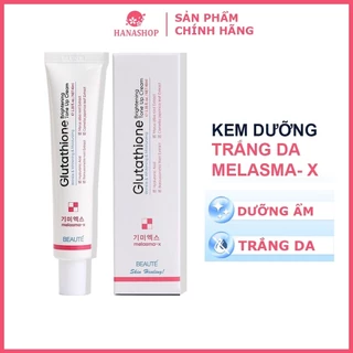 Kem dưỡng trắng da Glutathione Tone Up 40g Cream Melasma-X 3D Làm mờ các đốm nâu, vết thâm sạm