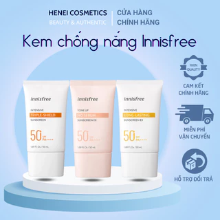 Kem chống nắng innisfree nâng tone trắng da kiềm dầu 50ml Hàn Quốc mẫu mới .