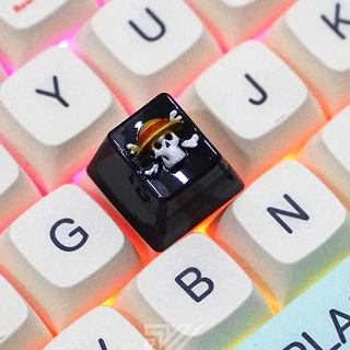 Keycap Cờ Băng Mũ Rơm - Nút Bàn Phím Cờ Băng Mũ Rơm - Fan Đảo Hải Tặc Không Thể Thiếu