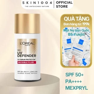 Kem Chống Nắng Loreal Mỏng Nhẹ Bảo Vệ Tối Đa UV Defender Invisible Fluid SPF50+ PA++++ 50ml | Centela_official