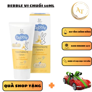 [CHÍNH HÃNG] KEM ĐÁNH RĂNG  Bebble Toothpaste Banana vị chuối cho bé 6M+ 50ml