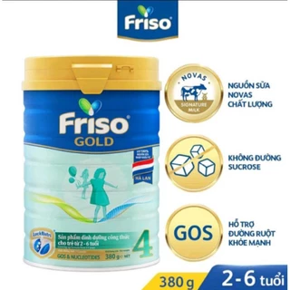 Sữa bột Friso gold 4 bé trên 2 tuổi lon 380g date 10.2025