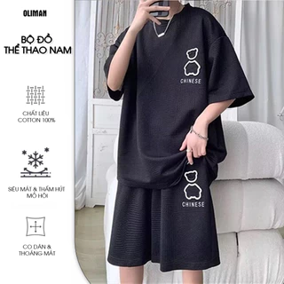 Bộ thể Thao Trơn BASIC Cổ Tròn Hàng Chuẩn Cao Cấp, Cotton Khô Mềm Mịn Thấm Hút Mồ Hôi Cực Tốt UNISEX