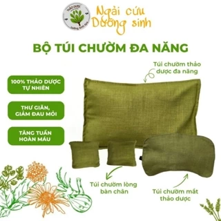 Combo 3 Túi Chườm Thảo Dược Thông Tuệ - Đa Năng + Mắt + Chân