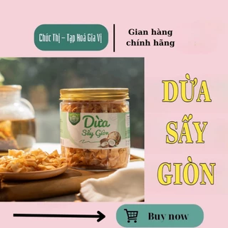 Dừa sấy giòn không đường Tây Nguyên Food - Việt Nam 250g