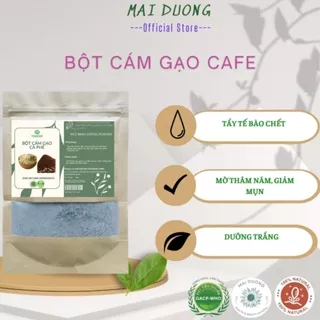 Bột cám gạo cafe đắp mặt Hải Khánh - Mặt nạ bột giúp dưỡng trắng, tẩy da tẩy da chết sạch sâu-Mai Duong Health & beauty