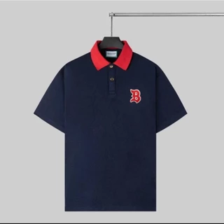 Áo Polo The Bad God Navy Phối Cổ Đỏ Logo Thêu Chất Poly Cá Sấu Cao Cấp - Áo Polo Nam Nữ Form Dáng Basic Dễ Phối Đồ