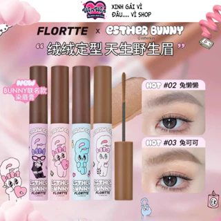 [FLORTTE] Mascara lông mày Esther Bunny Mascara Pencil Cream OB6G đổi màu lông mày tự nhiên lâu trôi chống nước bền màu