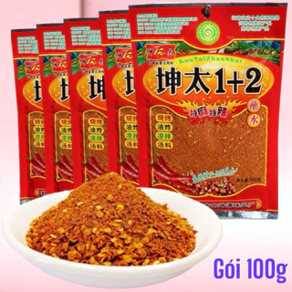 [Combo 5 gói] 🌶 Bột Ớt Tê Cay Trộn Vị Trung Hoa 1+2 gói 100g