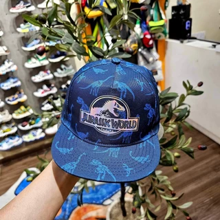 Mũ SnapBack Khủng Long JurassicWorld - Nón SnapBack Kỷ Nguyên Khủng Long Siêu Ngầu Dành Cho Bé Từ 18 Tháng Đến 4 Tuổi