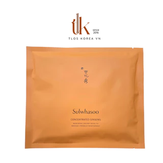 Mặt nạ Nhân Sâm Sulwhasoo dạng Vải Lụa  chiết xuất từ Nhân Sâm Ginseng Renewing Creamy Mask