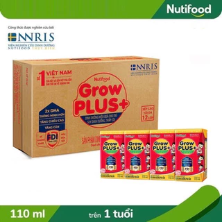 [ Shopee Video ] Sữa Grow plus FDI Đỏ 110ml ( Thùng x 48 hộp ) dưỡng chất hiệu quả cho trẻ suy dinh dưỡng thấp còi