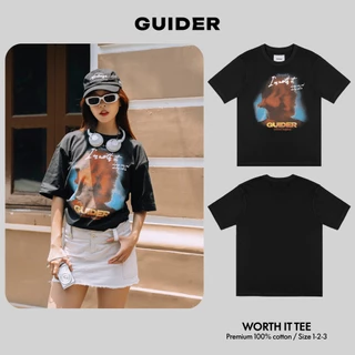 Áo Thun Guider Local Brand Unisex Oversize Cổ Tròn 100% Cotton Dày Dặn Form Boxy - GAT29