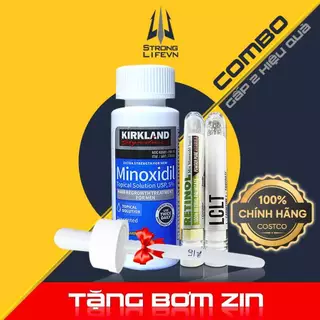 Minoxidil 5% Tặng Bơm Zin LCLT Retinol Combo Tăng Gấp Đôi Hiệu Quả