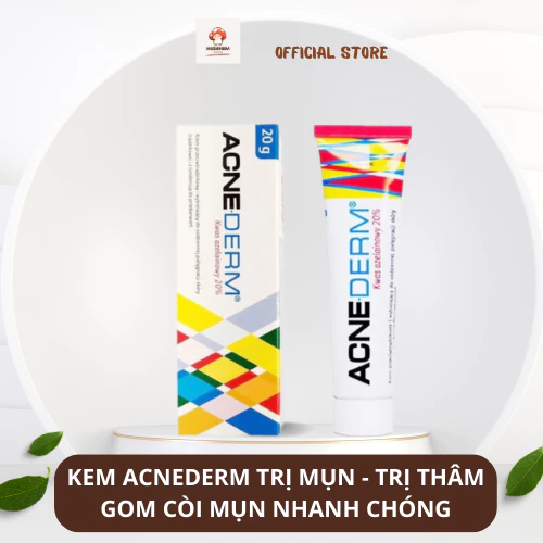 AcneDERM Kem Giảm Thâm Nám Và Ngăn Ngừa Mụn chứa 20% Azelaic 20g