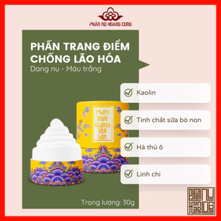 Phấn Chống Lão Hóa Phấn Nụ Hoàng Cung Dạng Nụ Màu Trắng 30G