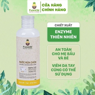 Nước Rửa Chén Hữu Cơ Fuwa3e Organic Enzyme Sinh Học 100ml An Toàn Cho Bé Bảo Vệ Da Tay