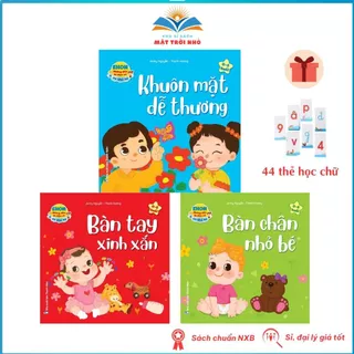 Sách - Ehon Những Điều Kì Diệu Về Cơ Thể Bé (Bộ 3 cuốn) - Dành Cho Trẻ 0 - 6 Tuổi (Tặng Bộ Flashcard 44 Thẻ)