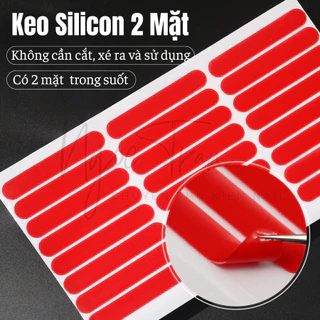 Keo Silicon Hai Mặt Trong Suốt | Keo 2 Mặt Nailbox Làm Móng Tay