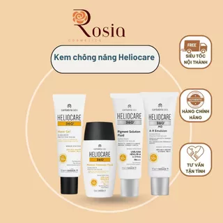 Kem chống nắng Heliocare Mineral, Pigment, Water gel, Age, A-R SPF 50 - Rosia Cosmteics