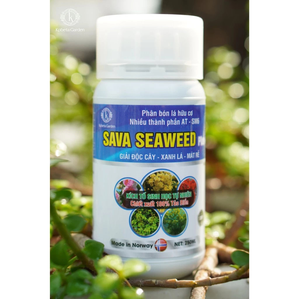 RONG BIỂN GIẢI ĐỘC CÂY SAVA SEAWEED PLUS - PHÂN BÓN LÁ HỮU CƠ