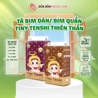 Tã Bỉm Dán/ Bỉm Quần Tiny Hachi Thiên Thần Chính Hãng 50 Miếng Đủ Size Cho Bé Thấm Hút Tốt, Mềm Mại