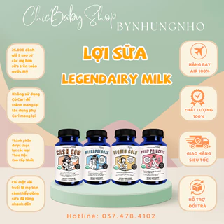 Viên Uống Lợi Sữa Hữu Cơ LEGENDAIRY MILK - Mỹ - Hộp 60 viên