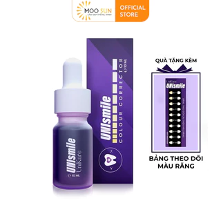 Serum trắng răng Unismile Unikare -  Hỗ trợ cải thiện vết ố vàng răng làm sạch mảng bám trên răng 10ml