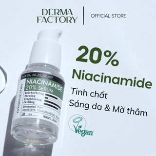 Tinh chất dưỡng trắng Derma Factory Niacinamide 20% Serum 30ml