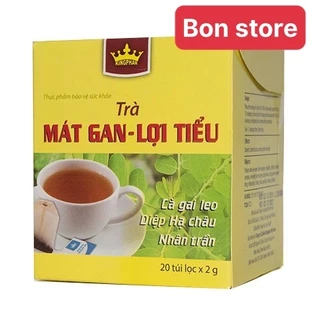 [Thơm ngon]Trà mát gan lợi tiểu giải độc thanh nhiêt cơ thể hiệu quả, giúp hỗ trợ giảm xơ gan, viêm gan mãn tính