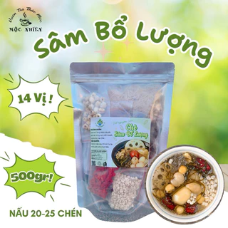 Set Nguyên Liệu Sâm Bổ Lượng 14 Vị (Set 500G) Nấu 20-25 Chén Mộc Nhiên