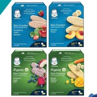 Bánh ăn dặm Gerber Organic cho bé 7 tháng hộp giấy 48g ( SỈ INBOX )