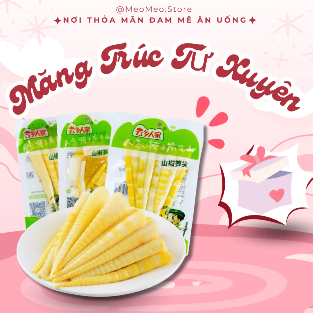 Măng trúc cay đặc sản Tứ Xuyên 120gr