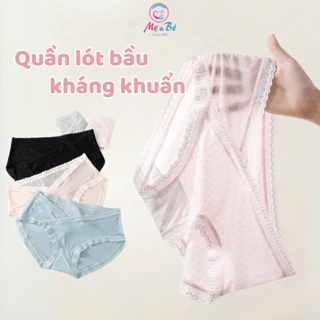 Quần lót bầu kháng khuẩn cạp chéo thông hơi kháng khuẩn 100% cotton mát lạnh - QB02