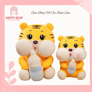 Gấu Bông Hổ Ôm Bình Sữa Siêu To Khổng Lồ Hổ Bú Bình Sữa Cute Hàng Cao Cấp, Vải Mịn YUNOZA