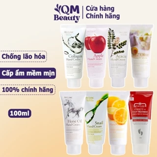 Kem dưỡng da tay 3W Clinic Hand Cream 100ml chính hãng Hàn Quốc - QM Beauty