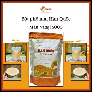 500g Bột phô mai Hàn Quốc vị phô mai truyền thống, thơm ngon béo ngậy, dùng cho các món lắc siêu tiện lợi