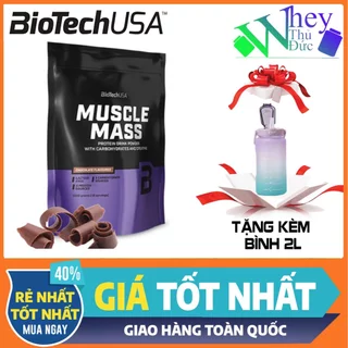 ( Tặng bình nước 2L ) Sữa Tăng Cân Hyper Mass BiotechUSA 6.8KG 104 lần dùng - Tăng cân tăng cơ nhanh chóng