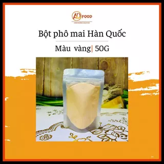 50G Bột phô mai Hàn Quốc màu hồng màu vàng nhạt, vị truyền thống, mặn ngọt hài hoà, chuyên dùng để phối trộn