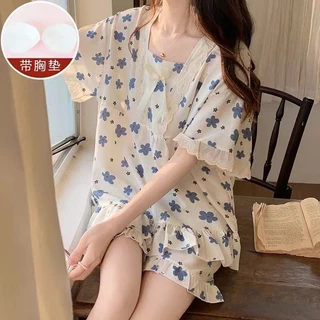 {Có Sẵn} Bộ Ngủ Cộc BC15 Xanh Có Mút Ngực  Đồ Ngủ Nữ, Đồ Ngủ Cute, Bộ Ngủ Cộc, Bộ Đồ Ngủ Nữ Cộc, Set Ngủ Cộc, Set Đồ Ngủ