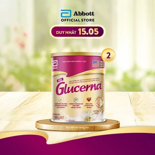 Combo 2 Sữa bột dành cho người bị tiểu đường Glucerna Abbott 400g/380g/lon