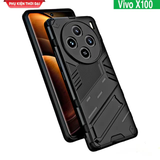 Ốp lưng Vivo X100 iron man ver 2 chống sốc giá đỡ xem phim bảo vệ camera