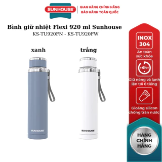 [chính hãng] Bình giữ nhiệt Flexi 920ml Sunhouse KS-TU920FN ,KS-TU920FW