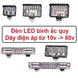 [Freeship] Đèn pha LED bình ắc quy điện áp 12v 24v trợ sáng máy cày, máy gặt, xe công nông, tải dài, tàu ghe, xà lan