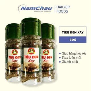 Tiêu đen xay nguyên chất Spice Food hũ 30gr chế biến thực phẩm [HN giao hỏa tốc]