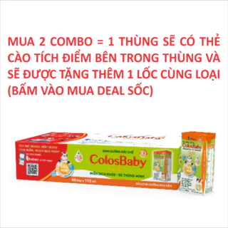 [HSD T11-2024] Combo 24 hộp sữa pha sẵn Colosbaby IQ 110ml