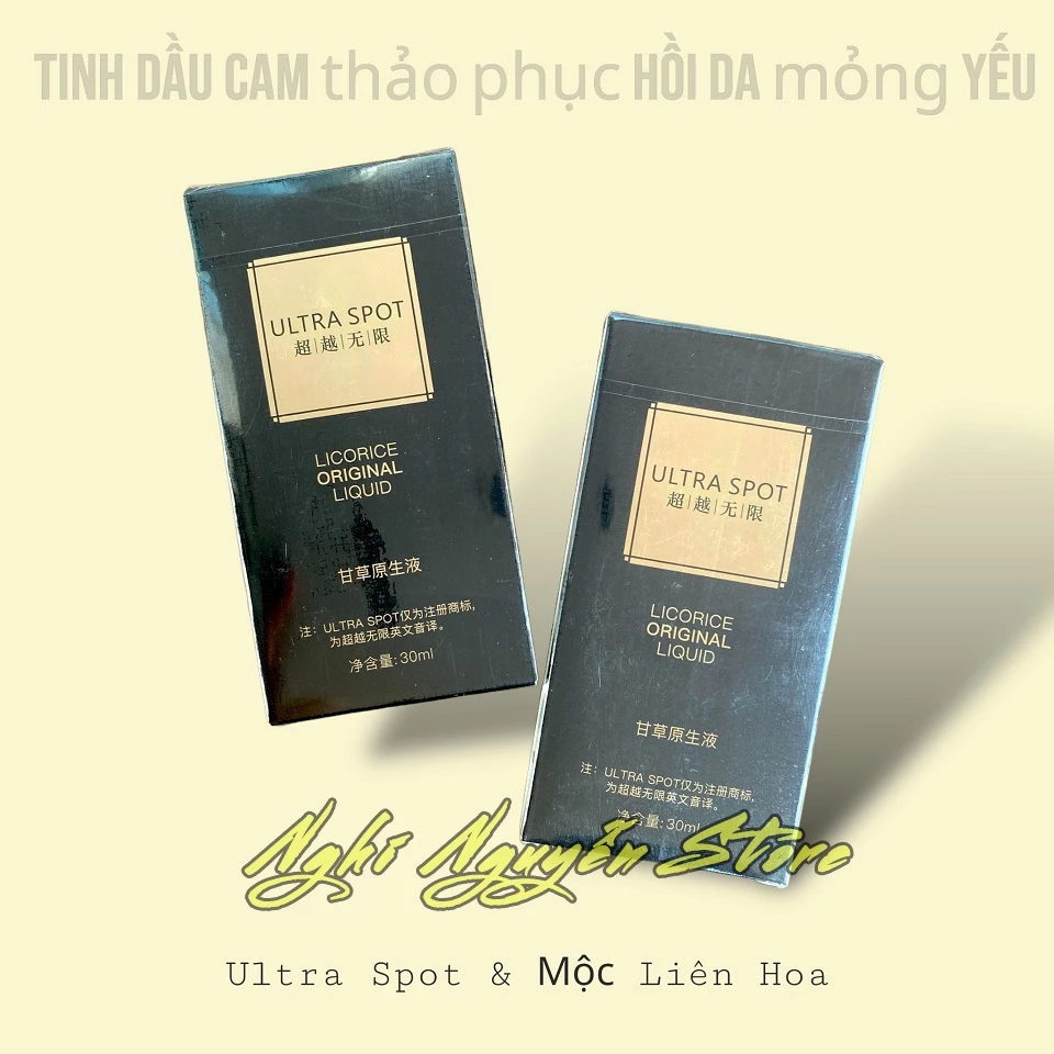 Tinh Dầu Cam Thảo Ultra Spot Hồng Kông Licorice Original Liquid (Bao Bì Mới)