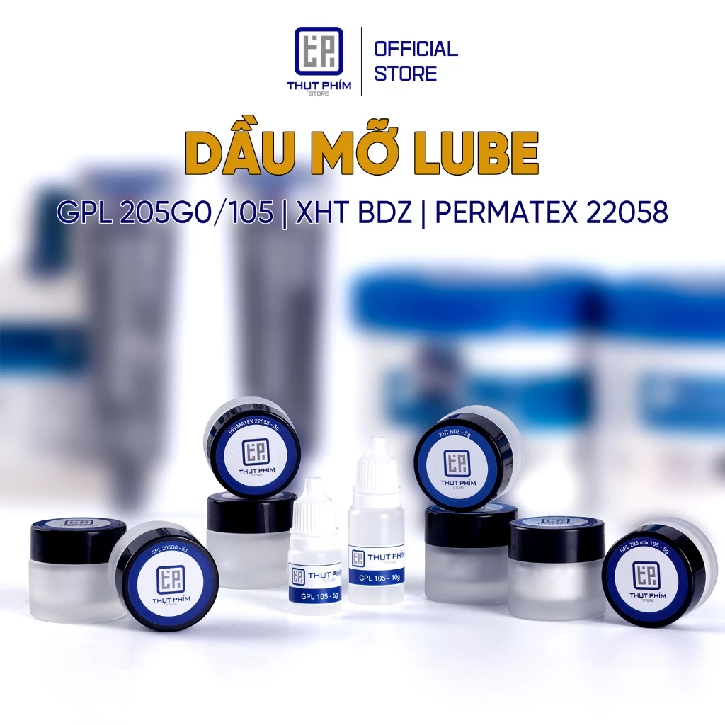 Dầu mỡ Krytox GPL 205G0 GPL 105 Permatex XHT BDZ lube switch stab bàn phím cơ Thụt Phím Store