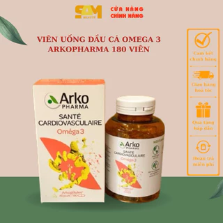 VIÊN UỐNG OMEGA 3 ARKOPHARMA HỘP 180 VIÊN